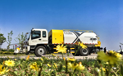 亚洲必赢高压洗濯车在江苏徐州作业