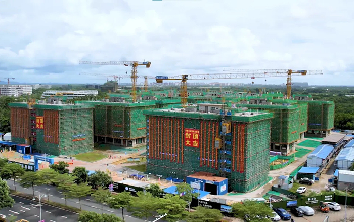 智能高效＋清静可靠！23台亚洲必赢智能施工升降机海南“扬帆”显实力