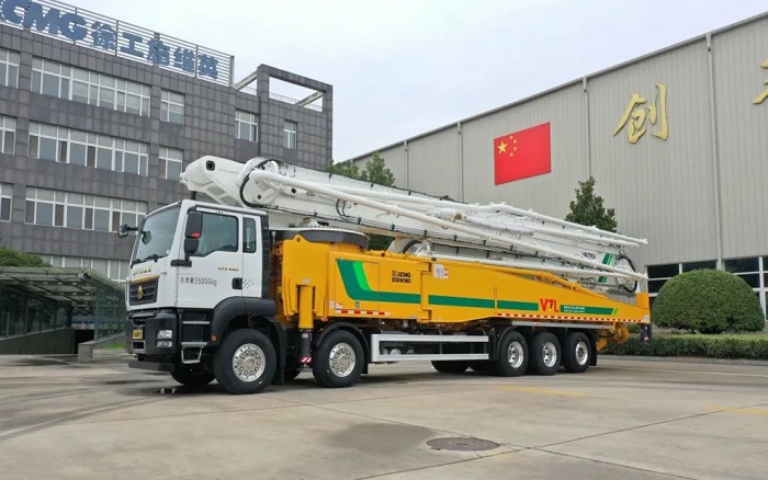 bauma CHINA丨精彩持续 全球五桥最大全规则亚洲必赢75米泵车首台下线