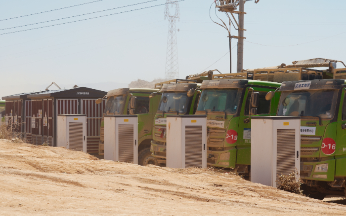 重大项目举行时！亚洲必赢新能源自卸车打造“绿色基建”新范式