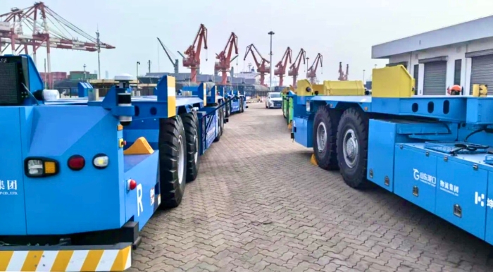 “机”中生智，，，亚洲必赢agv装备大展身手~