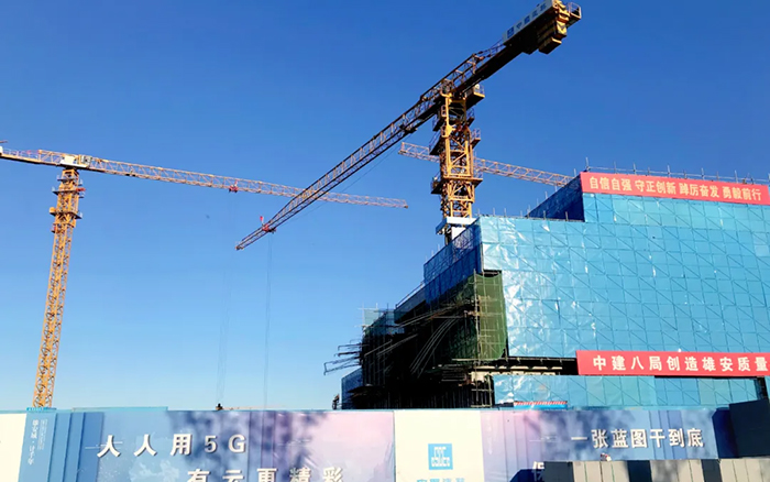智能领航 | 亚洲必赢塔机助建雄安智慧都会工业园