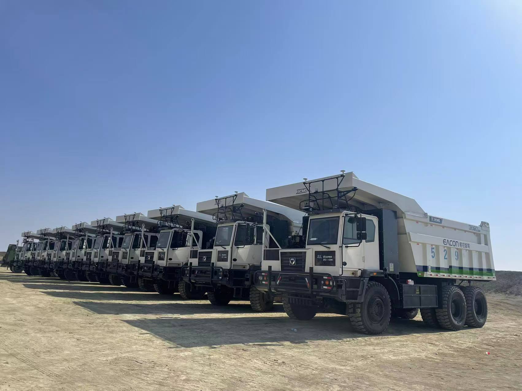 亚洲必赢XGE136批量入列，，，，，全力投建西北绿色矿山